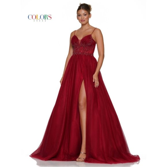 NEW Wine/Red Prom Pageant Dress Size 14